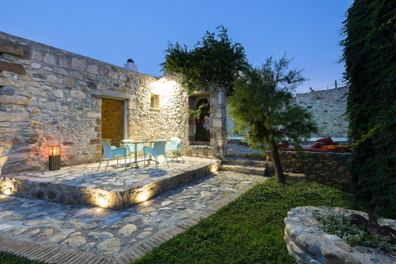 Muazzo Creta Stone House, Nature Escape With Pool, By Thinkvilla Pigí Eksteriør bilde
