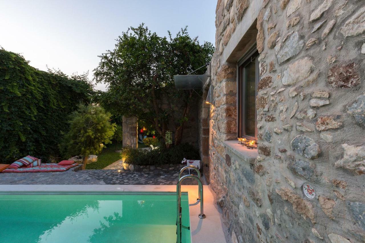 Muazzo Creta Stone House, Nature Escape With Pool, By Thinkvilla Pigí Eksteriør bilde