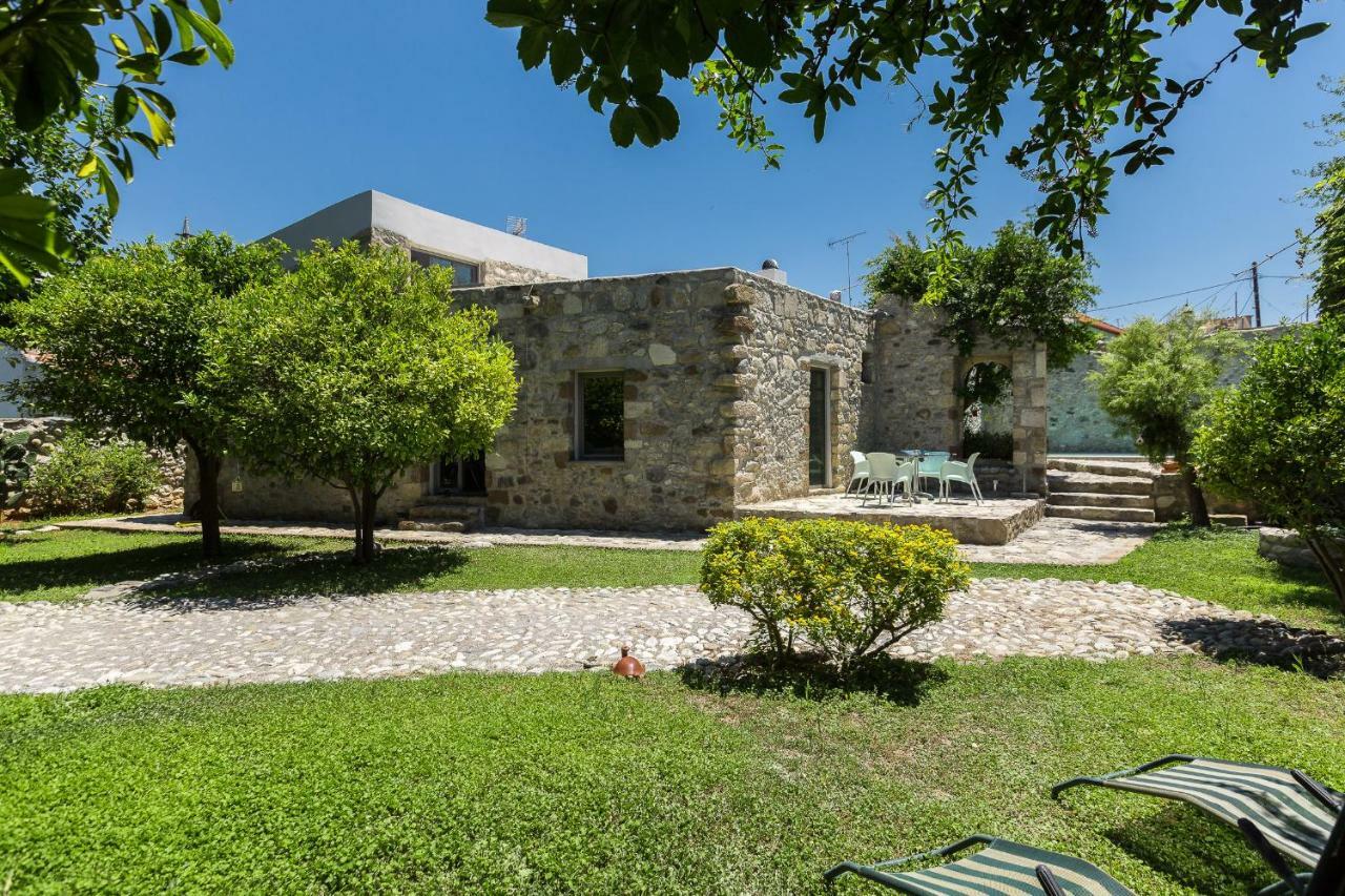 Muazzo Creta Stone House, Nature Escape With Pool, By Thinkvilla Pigí Eksteriør bilde