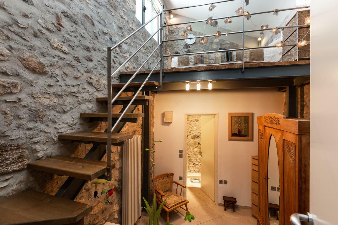 Muazzo Creta Stone House, Nature Escape With Pool, By Thinkvilla Pigí Eksteriør bilde