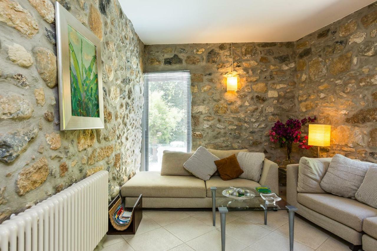 Muazzo Creta Stone House, Nature Escape With Pool, By Thinkvilla Pigí Eksteriør bilde